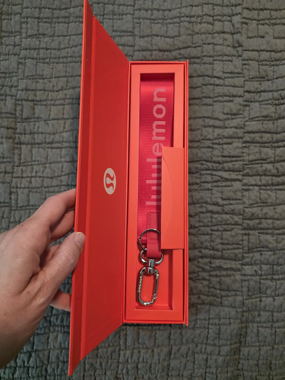 Lululemon Never Lost Pinnacle Member Exclusive Keychain NIB